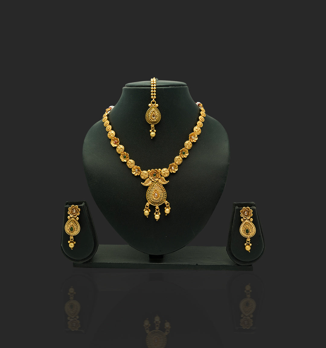 Ethereal Elegance Ensemble Gold Plated Set