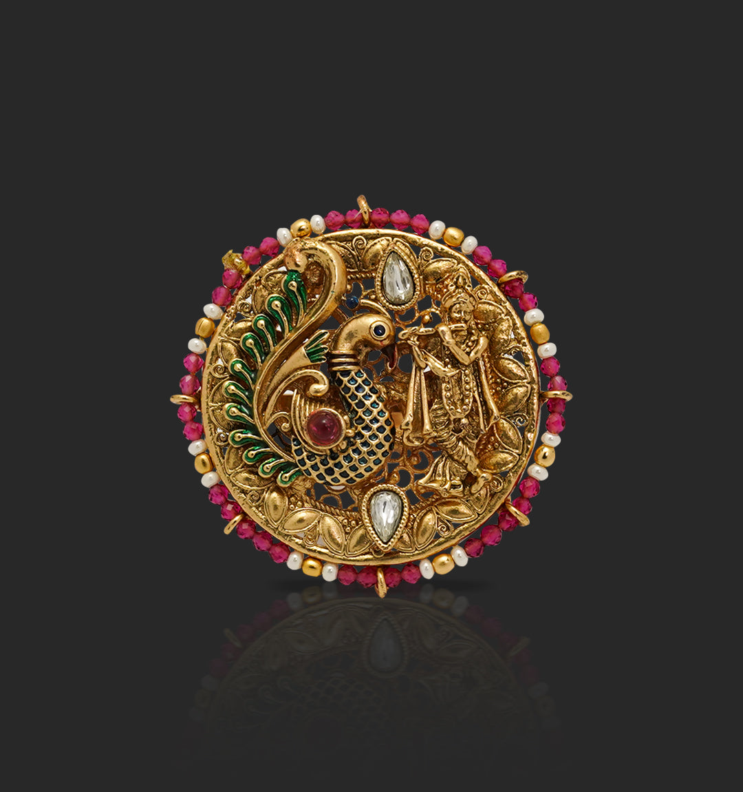 Ethereal Sanctum Lord Krishna Ring